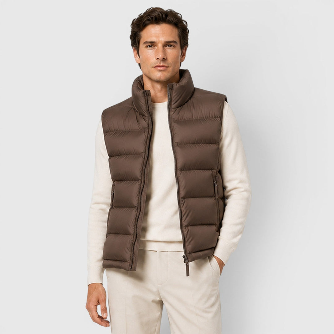 Lucas | Versatile Puffer Gilet for Men's Smart Casual Layering