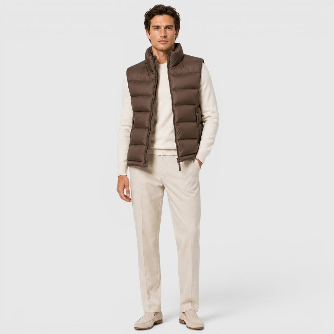 Lucas | Versatile Puffer Gilet for Men's Smart Casual Layering
