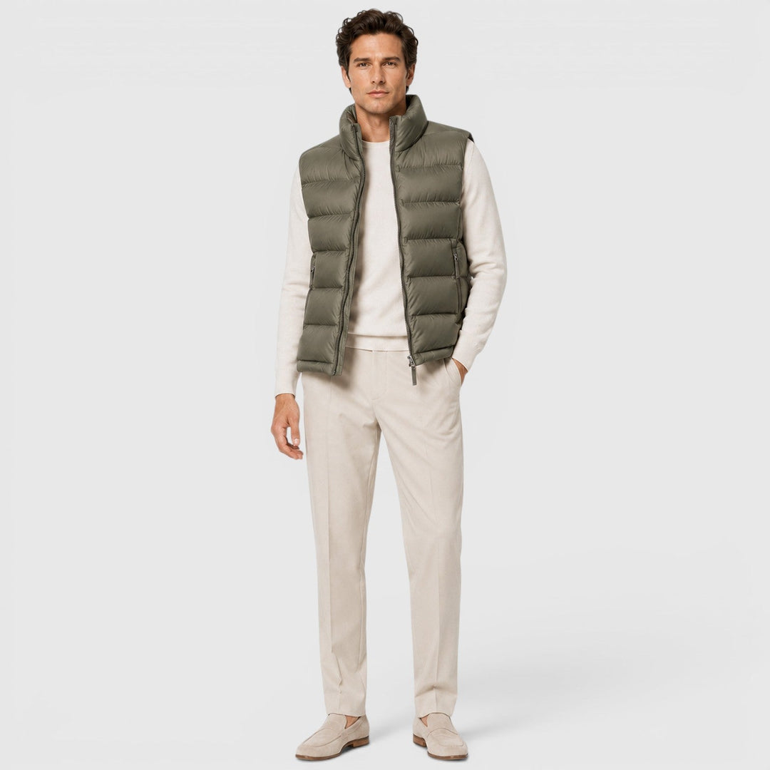 Lucas | Versatile Puffer Gilet for Men's Smart Casual Layering
