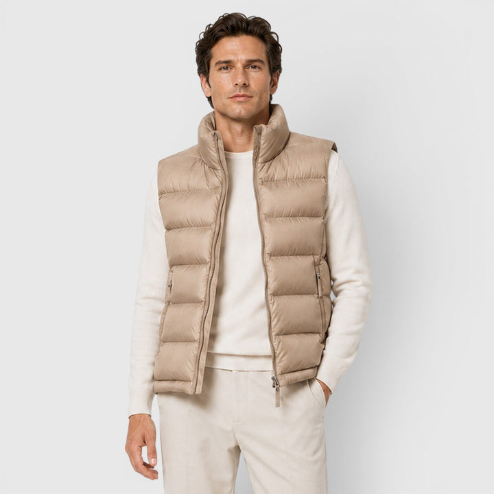 Lucas | Versatile Puffer Gilet for Men's Smart Casual Layering