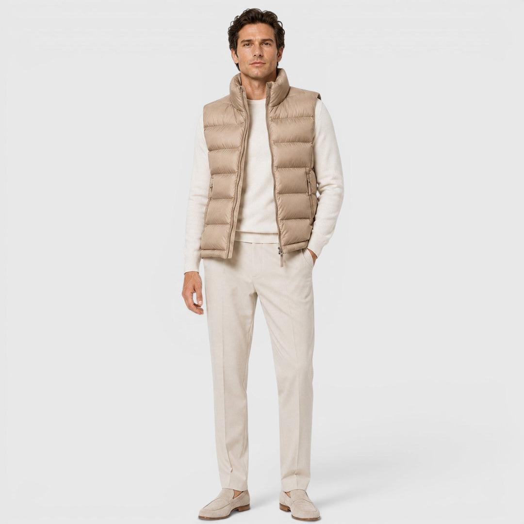 Lucas | Versatile Puffer Gilet for Men's Smart Casual Layering