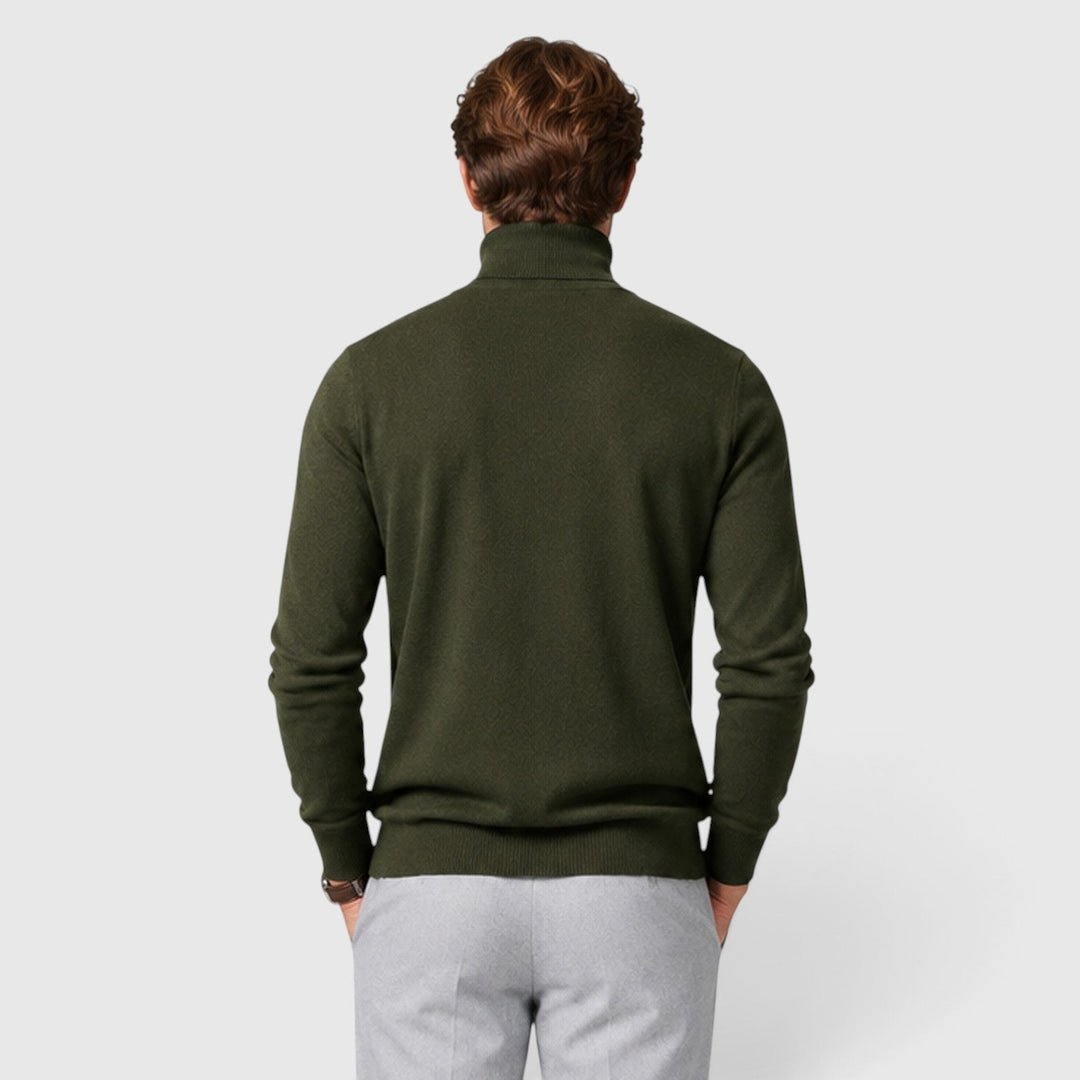 Nathaniel | Warm Turtleneck Knit Jumper for Men's Layering