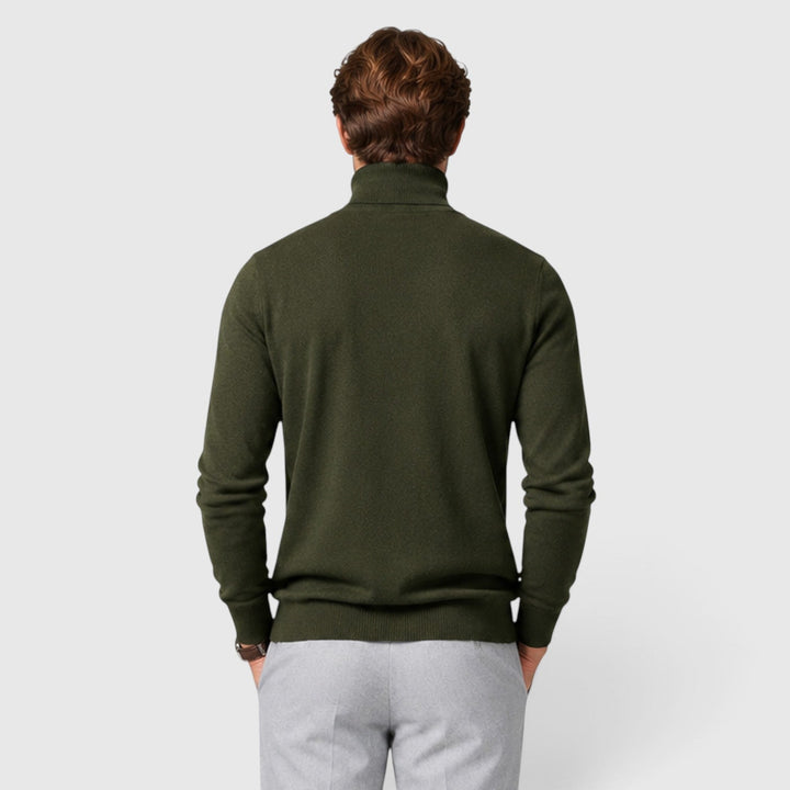 Nathaniel | Warm Turtleneck Knit Jumper for Men's Layering