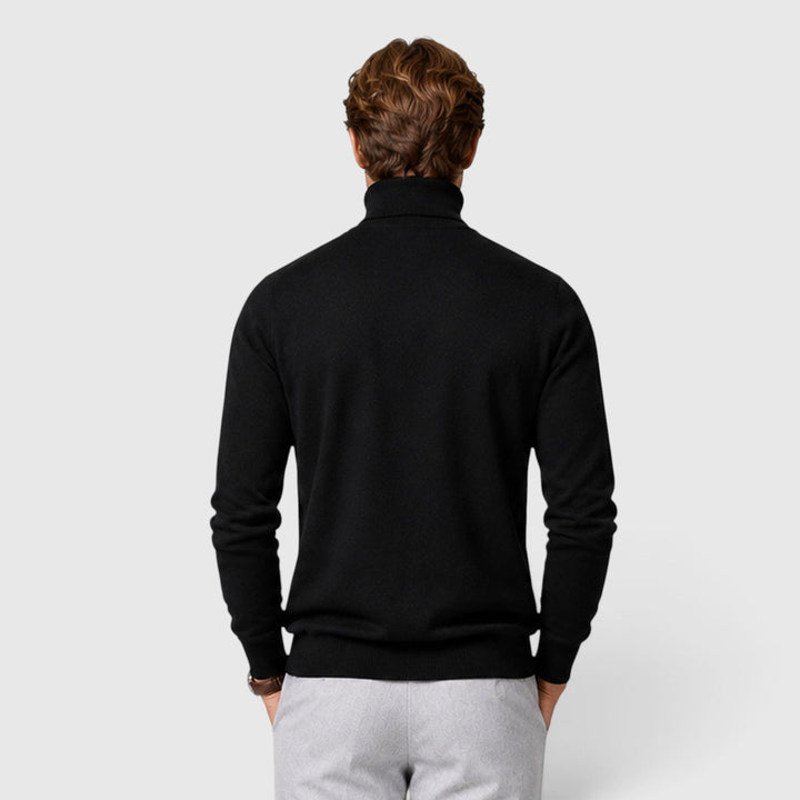 Nathaniel | Warm Turtleneck Knit Jumper for Men's Layering
