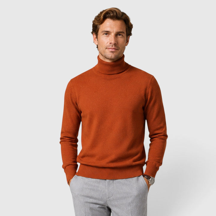 Nathaniel | Warm Turtleneck Knit Jumper for Men's Layering