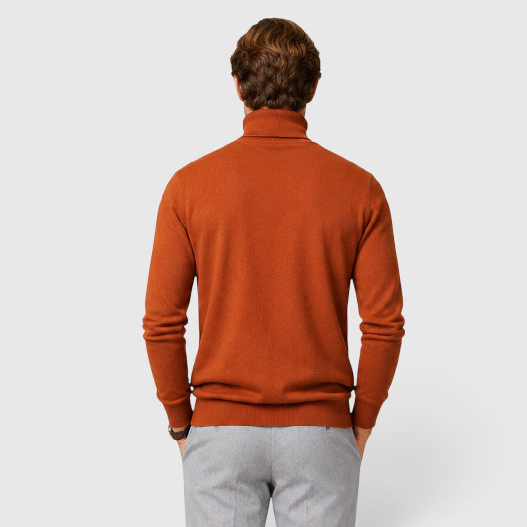 Nathaniel | Warm Turtleneck Knit Jumper for Men's Layering