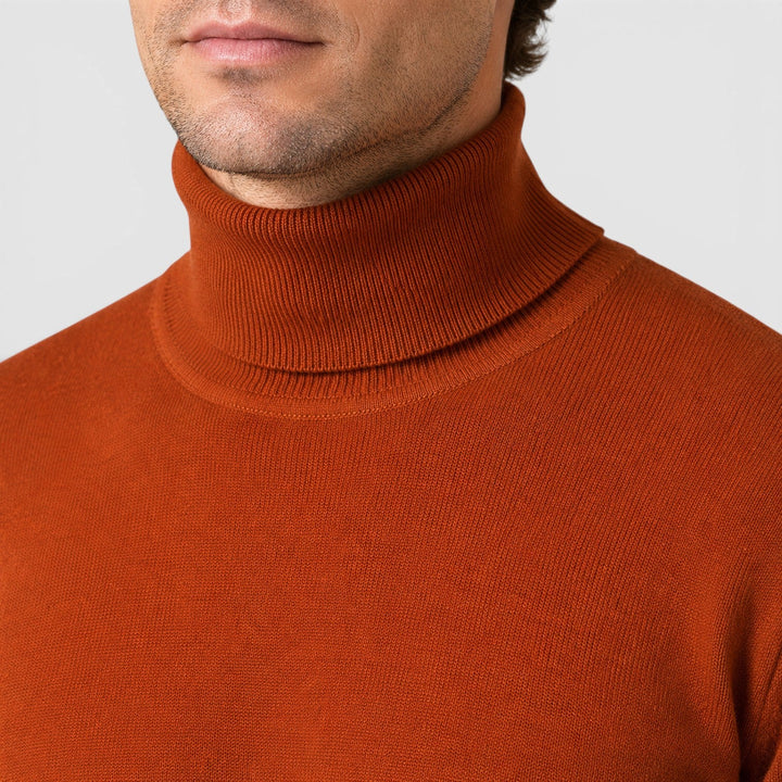 Nathaniel | Warm Turtleneck Knit Jumper for Men's Layering
