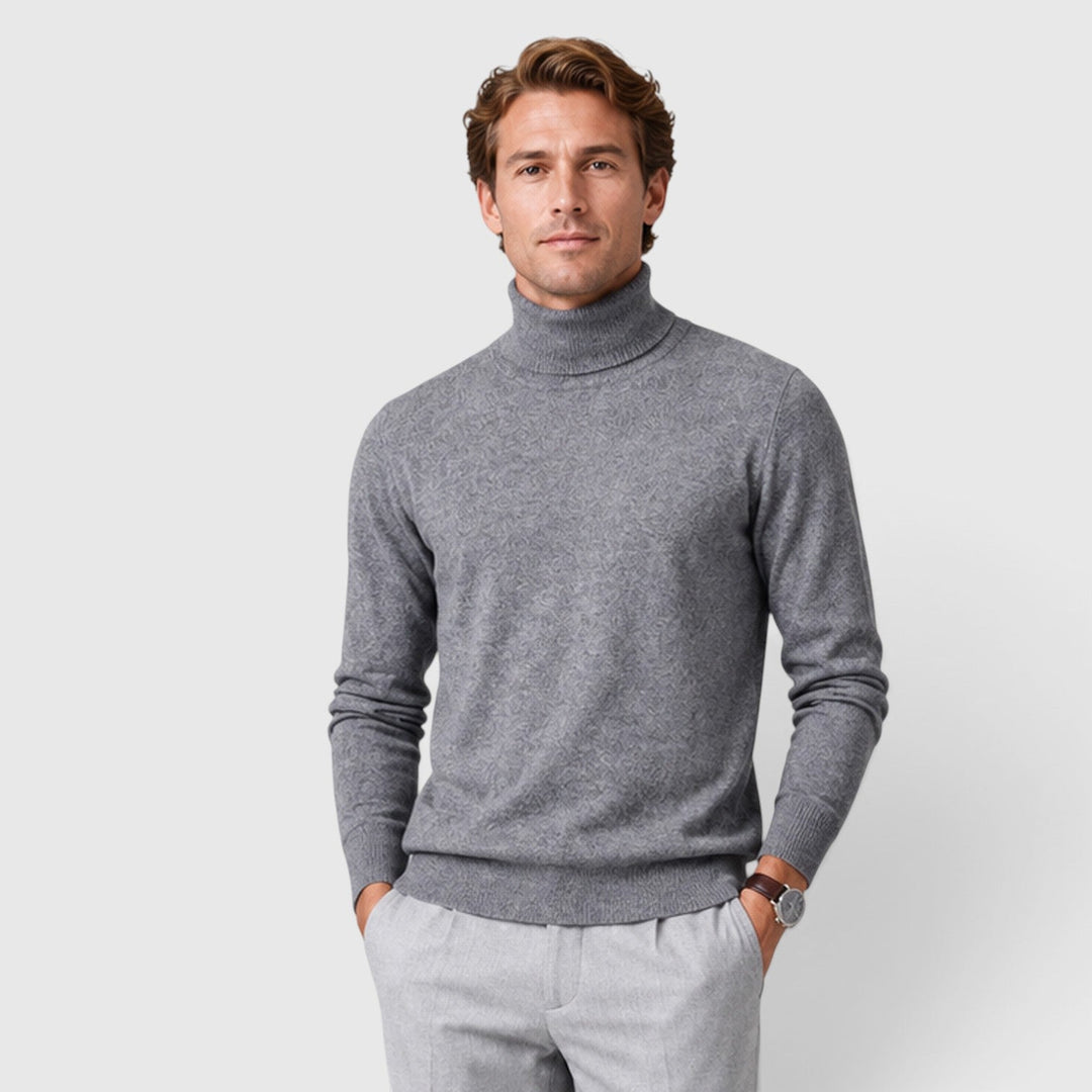 Nathaniel | Warm Turtleneck Knit Jumper for Men's Layering