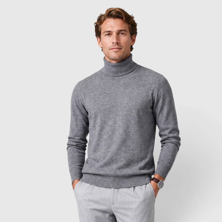 Nathaniel | Warm Turtleneck Knit Jumper for Men's Layering