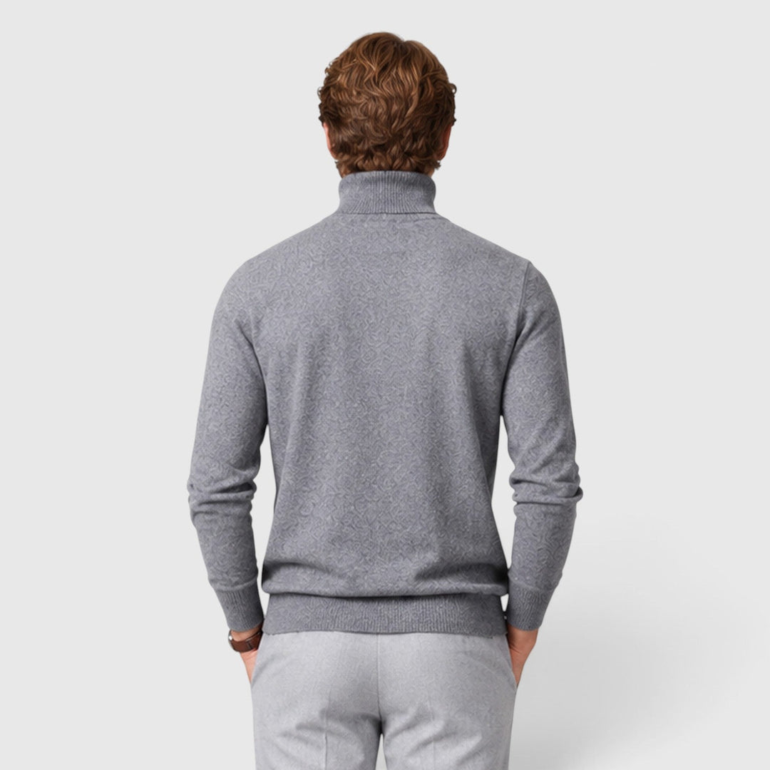 Nathaniel | Warm Turtleneck Knit Jumper for Men's Layering