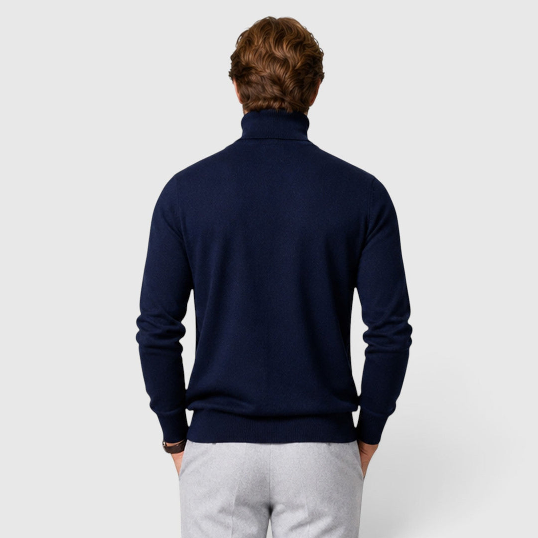 Nathaniel | Warm Turtleneck Knit Jumper for Men's Layering