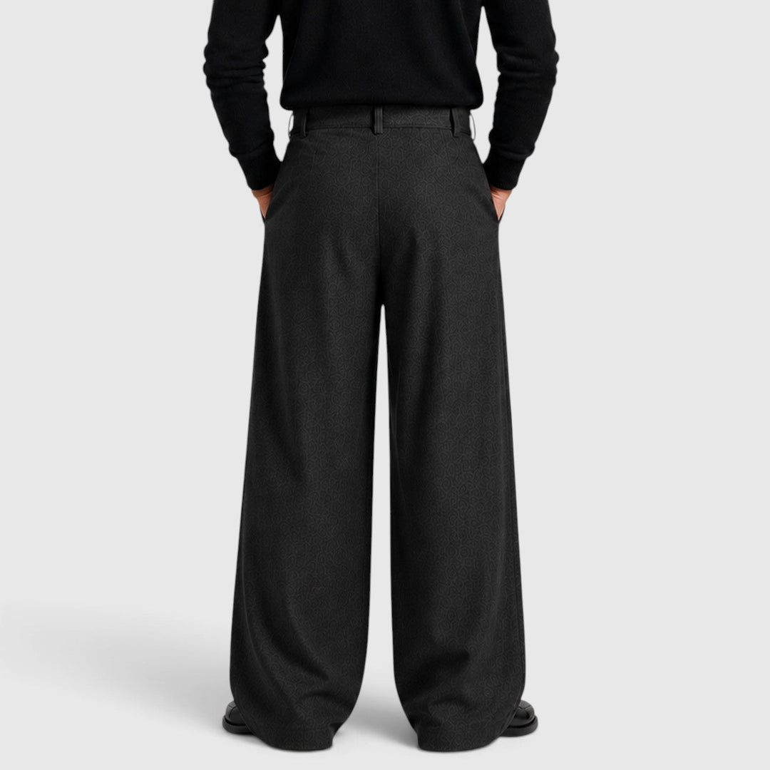 Winslow | Polished Pleated Straight-Leg Dress Trousers