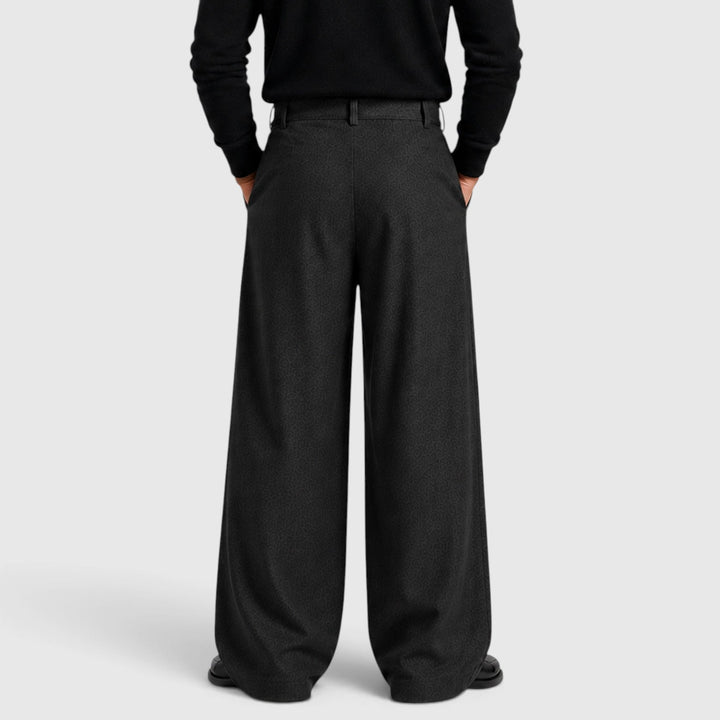 Winslow | Polished Pleated Straight-Leg Dress Trousers