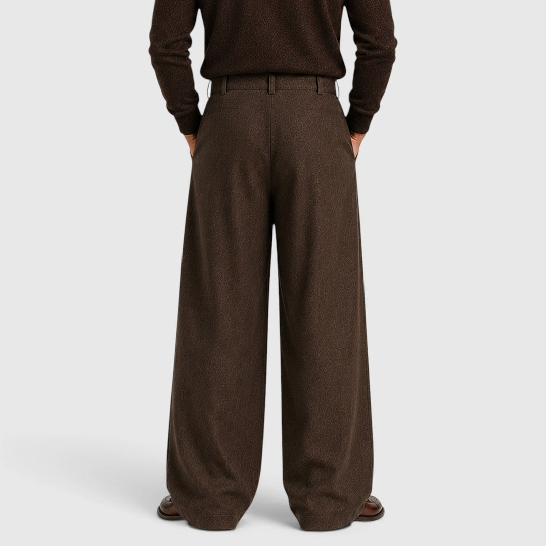 Winslow | Polished Pleated Straight-Leg Dress Trousers