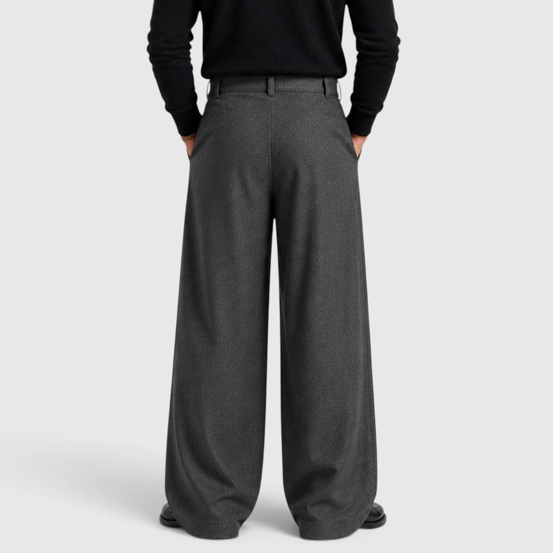 Winslow | Polished Pleated Straight-Leg Dress Trousers