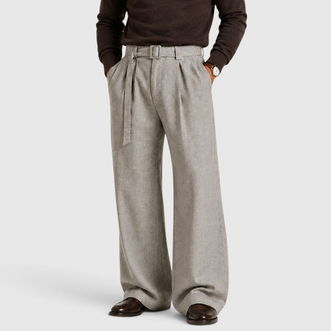 Winslow | Polished Pleated Straight-Leg Dress Trousers