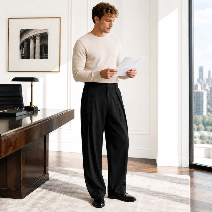Lawson | Sharp Straight-Leg Dress Trousers for Men