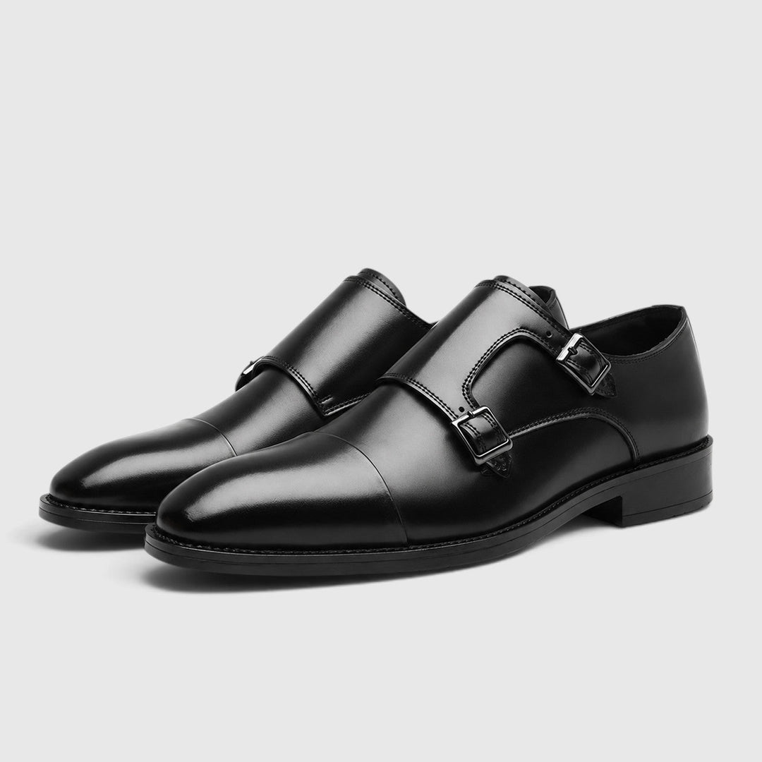 Osborn | Sharp Double Monk Strap Oxford Shoes for Men