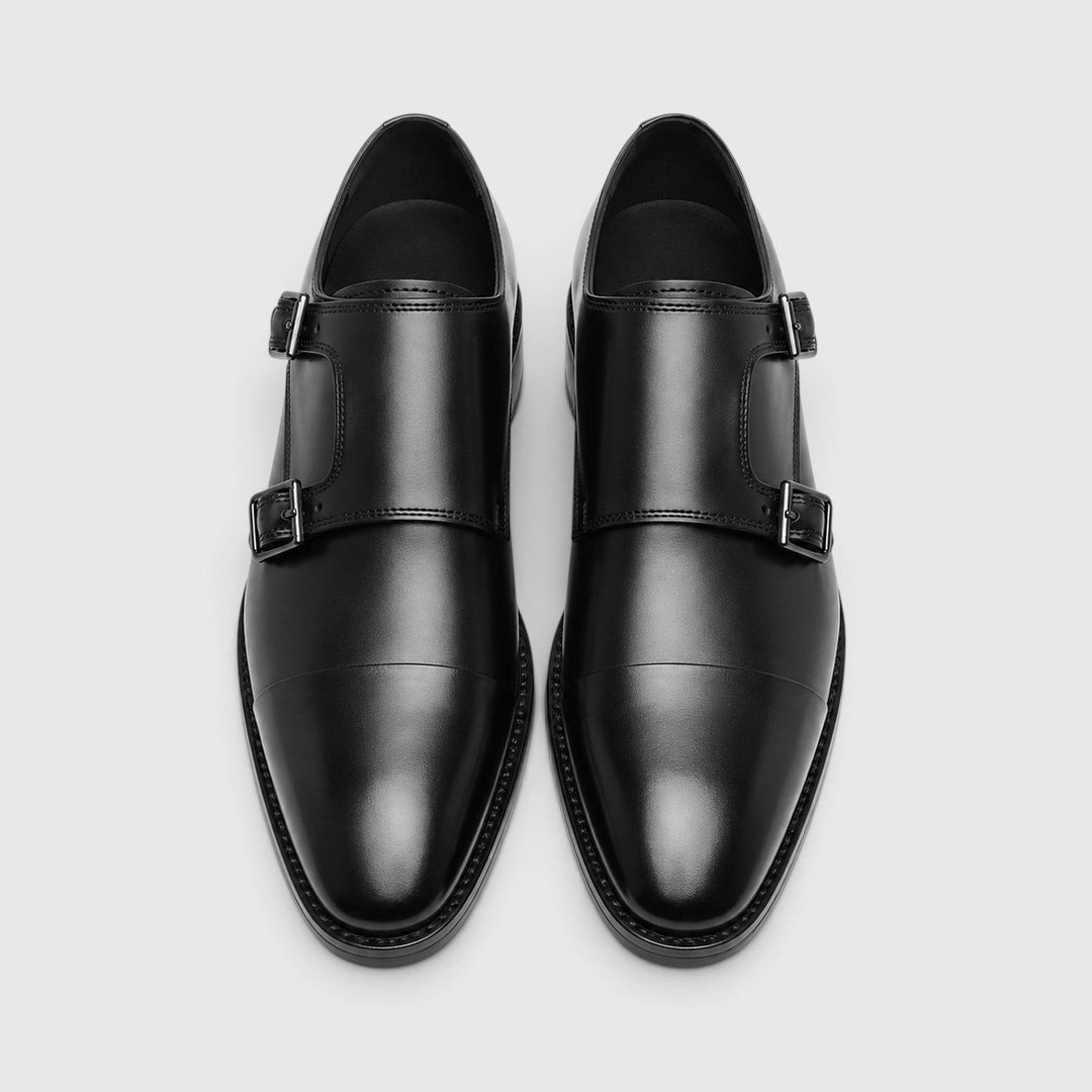 Osborn | Sharp Double Monk Strap Oxford Shoes for Men