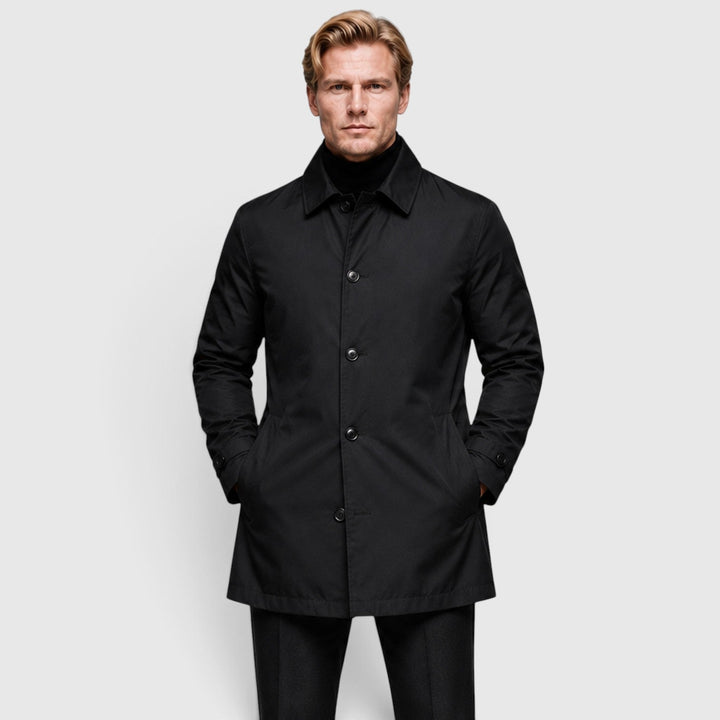 Reuben | Refined Classic Trench Coat for Men's Tailoring