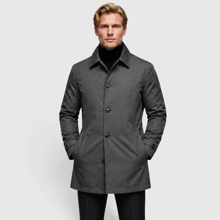Reuben | Refined Classic Trench Coat for Men's Tailoring