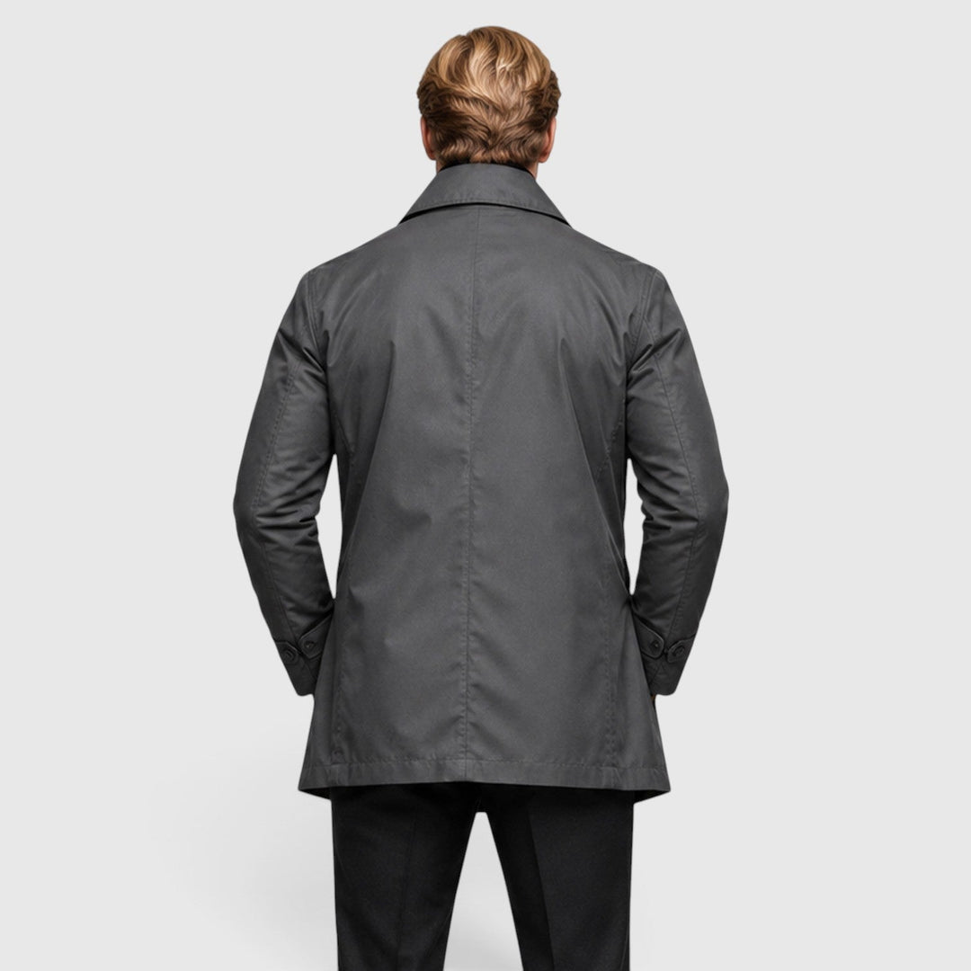 Reuben | Refined Classic Trench Coat for Men's Tailoring