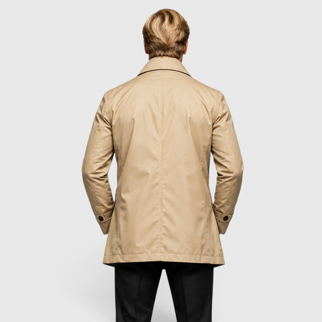 Reuben | Refined Classic Trench Coat for Men's Tailoring