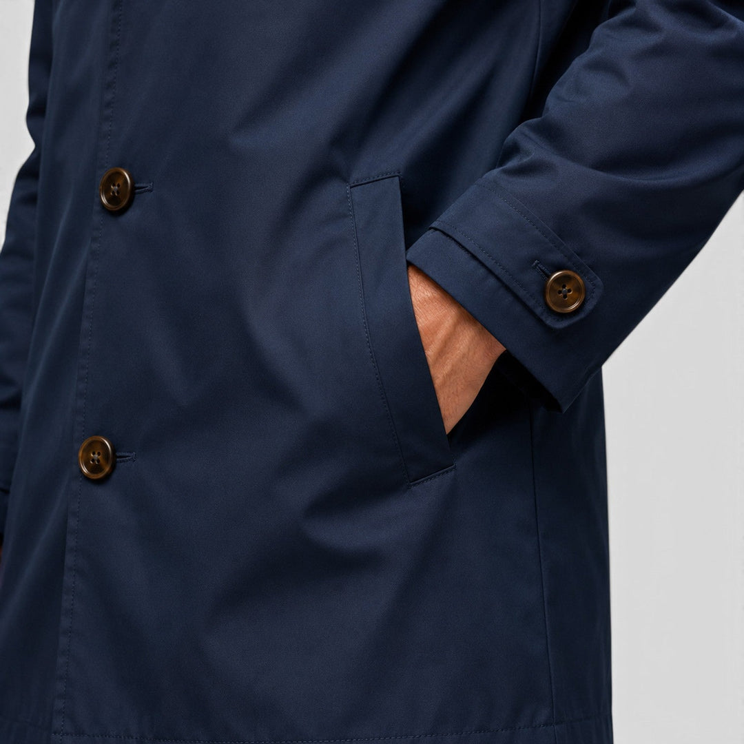 Reuben | Refined Classic Trench Coat for Men's Tailoring