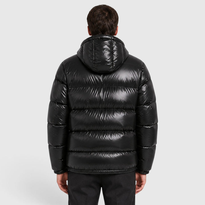 Elias | Insulated Hooded Puffer Jacket for Men's Cold Weather Wear
