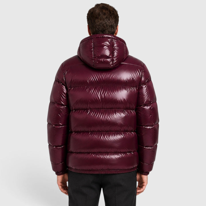 Elias | Insulated Hooded Puffer Jacket for Men's Cold Weather Wear