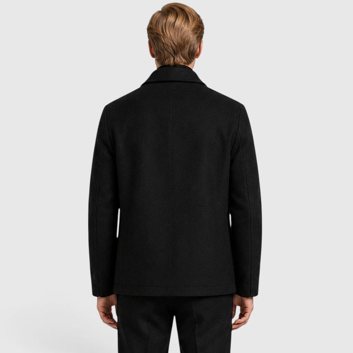 Gideon | Refined Wool-Blend Zip Jacket for Men's Smart Layering