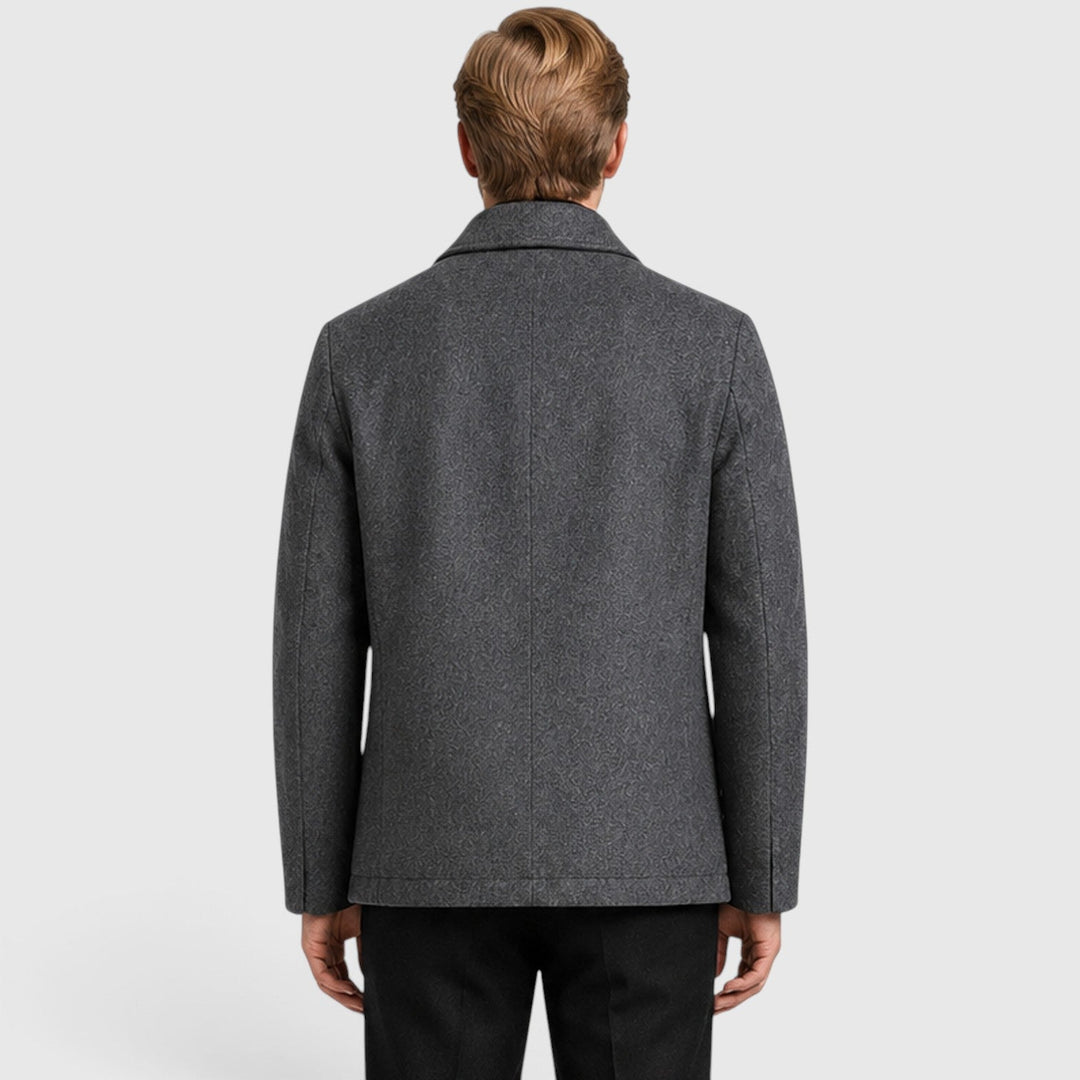 Gideon | Refined Wool-Blend Zip Jacket for Men's Smart Layering