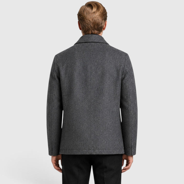Gideon | Refined Wool-Blend Zip Jacket for Men's Smart Layering