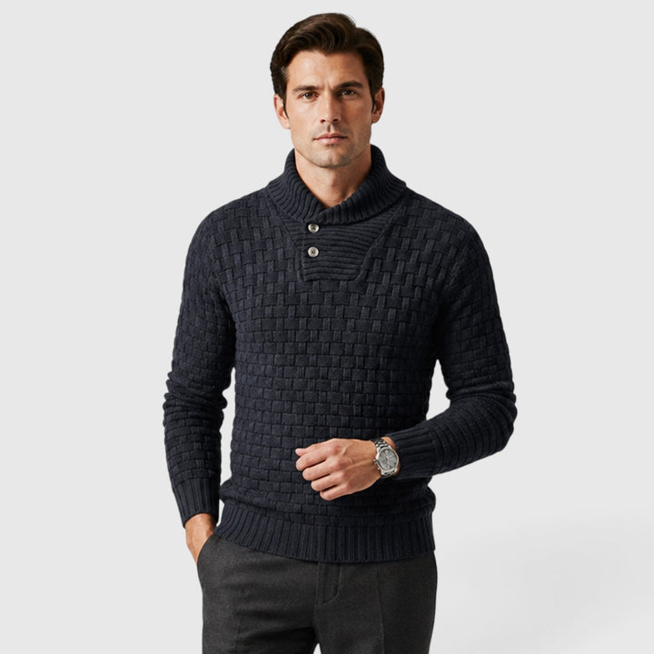 Brock | Timeless Shawl Collar Knitted Sweater