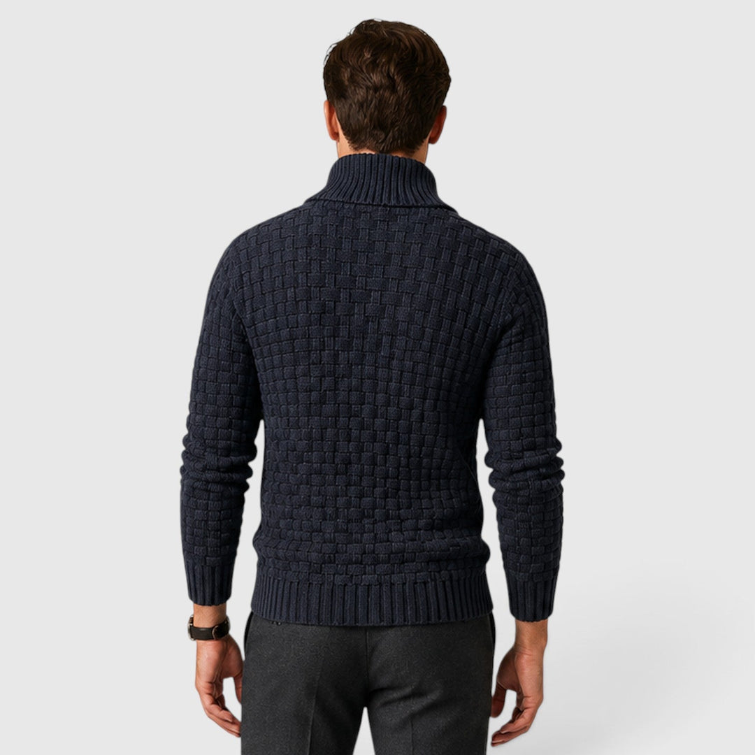 Brock | Timeless Shawl Collar Knitted Sweater