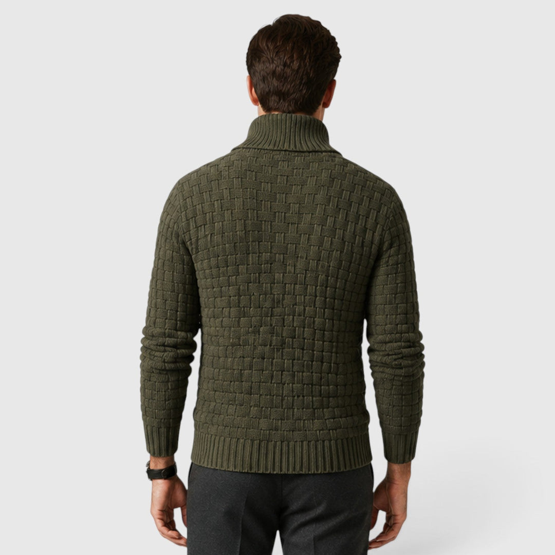 Brock | Timeless Shawl Collar Knitted Sweater