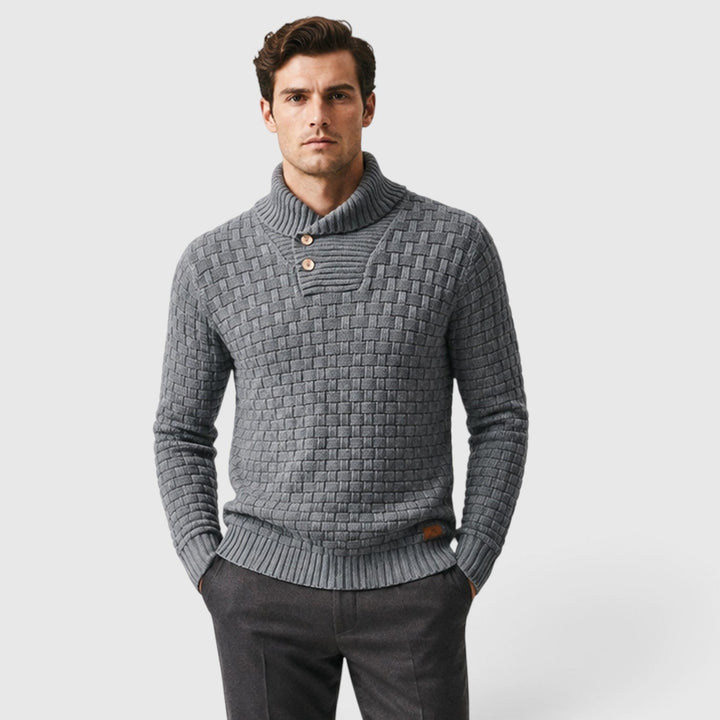 Brock | Timeless Shawl Collar Knitted Sweater