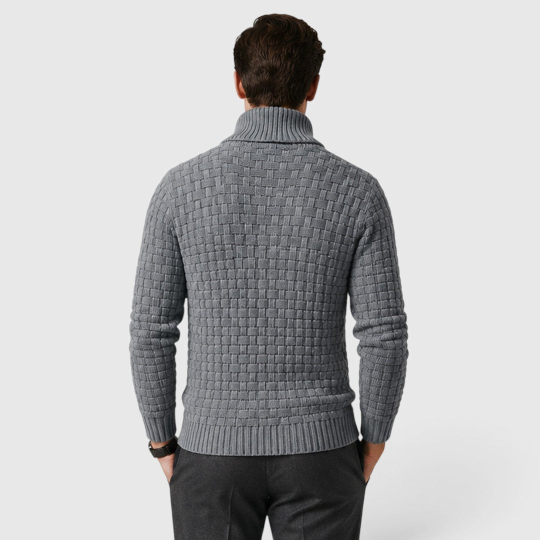 Brock | Timeless Shawl Collar Knitted Sweater
