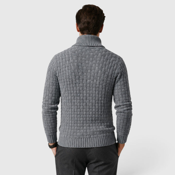 Brock | Timeless Shawl Collar Knitted Sweater