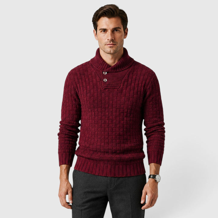 Brock | Timeless Shawl Collar Knitted Sweater