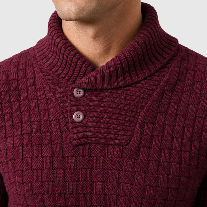 Brock | Timeless Shawl Collar Knitted Sweater