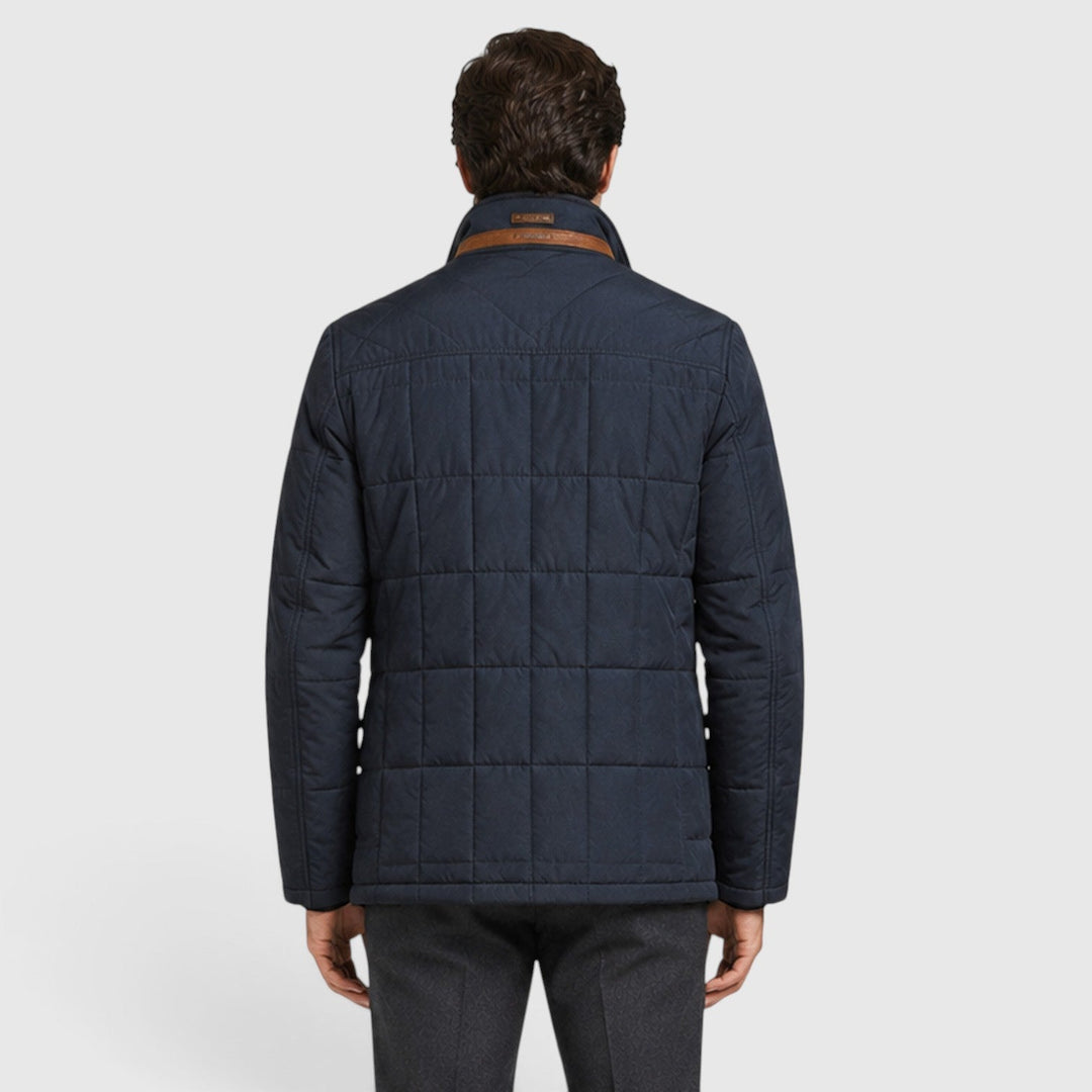 Maxwell | Warm Quilted Stand-Collar Jacket for Men