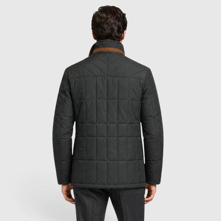 Maxwell | Warm Quilted Stand-Collar Jacket for Men