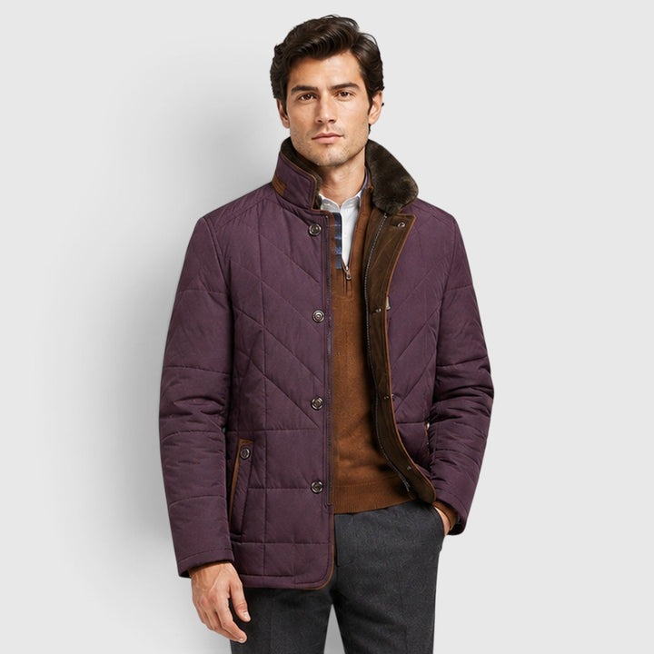 Glen | Smart Quilted Stand-Collar Jacket Men