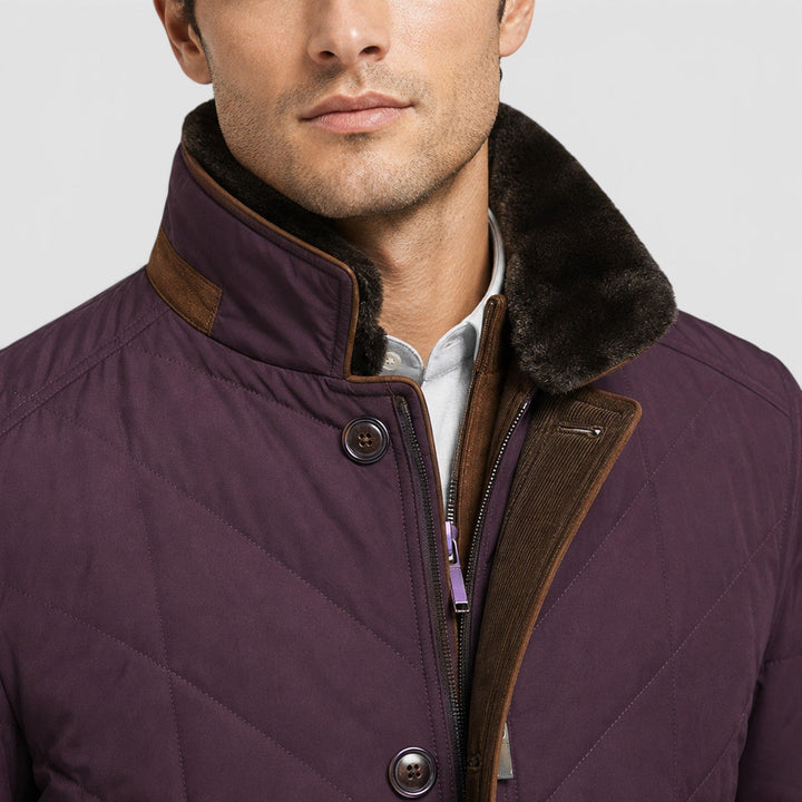 Glen | Smart Quilted Stand-Collar Jacket Men
