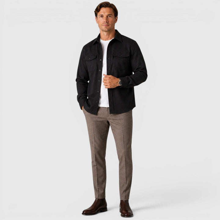 Ivan | Smart Slim Fit Cotton Overshirt Men