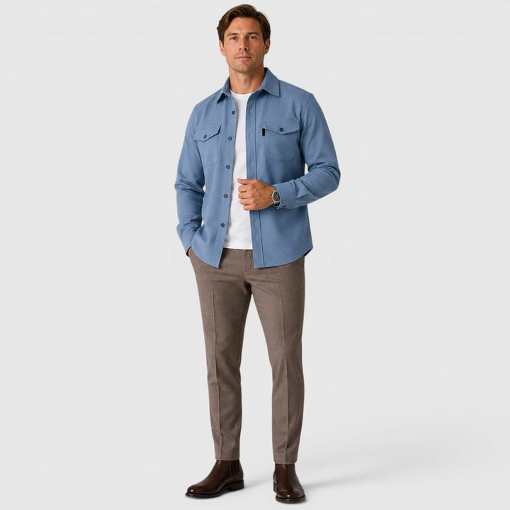 Ivan | Smart Slim Fit Cotton Overshirt Men