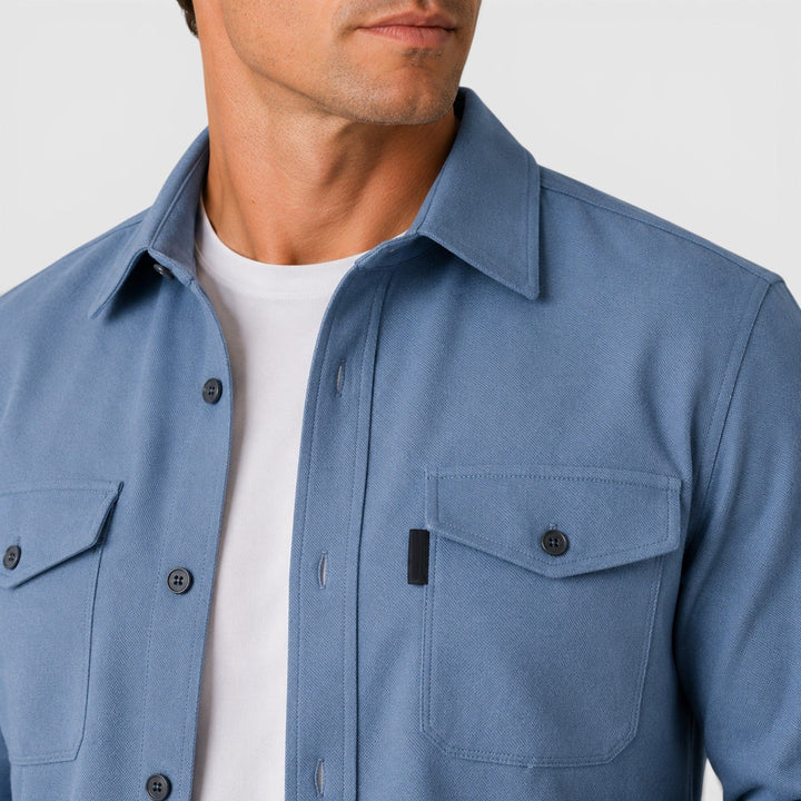 Ivan | Smart Slim Fit Cotton Overshirt Men