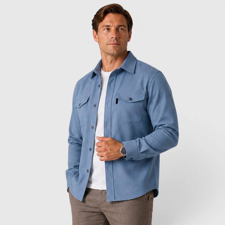 Ivan | Smart Slim Fit Cotton Overshirt Men
