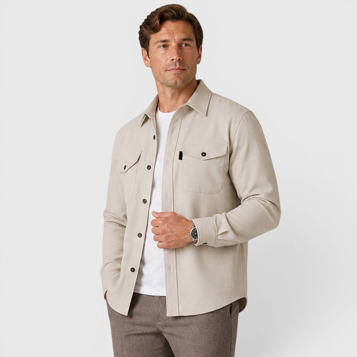 Ivan | Smart Slim Fit Cotton Overshirt Men